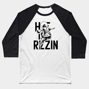 He Is Rizzin Funny Jesus Play Basketball Easter Christian Anime Baseball T-Shirt